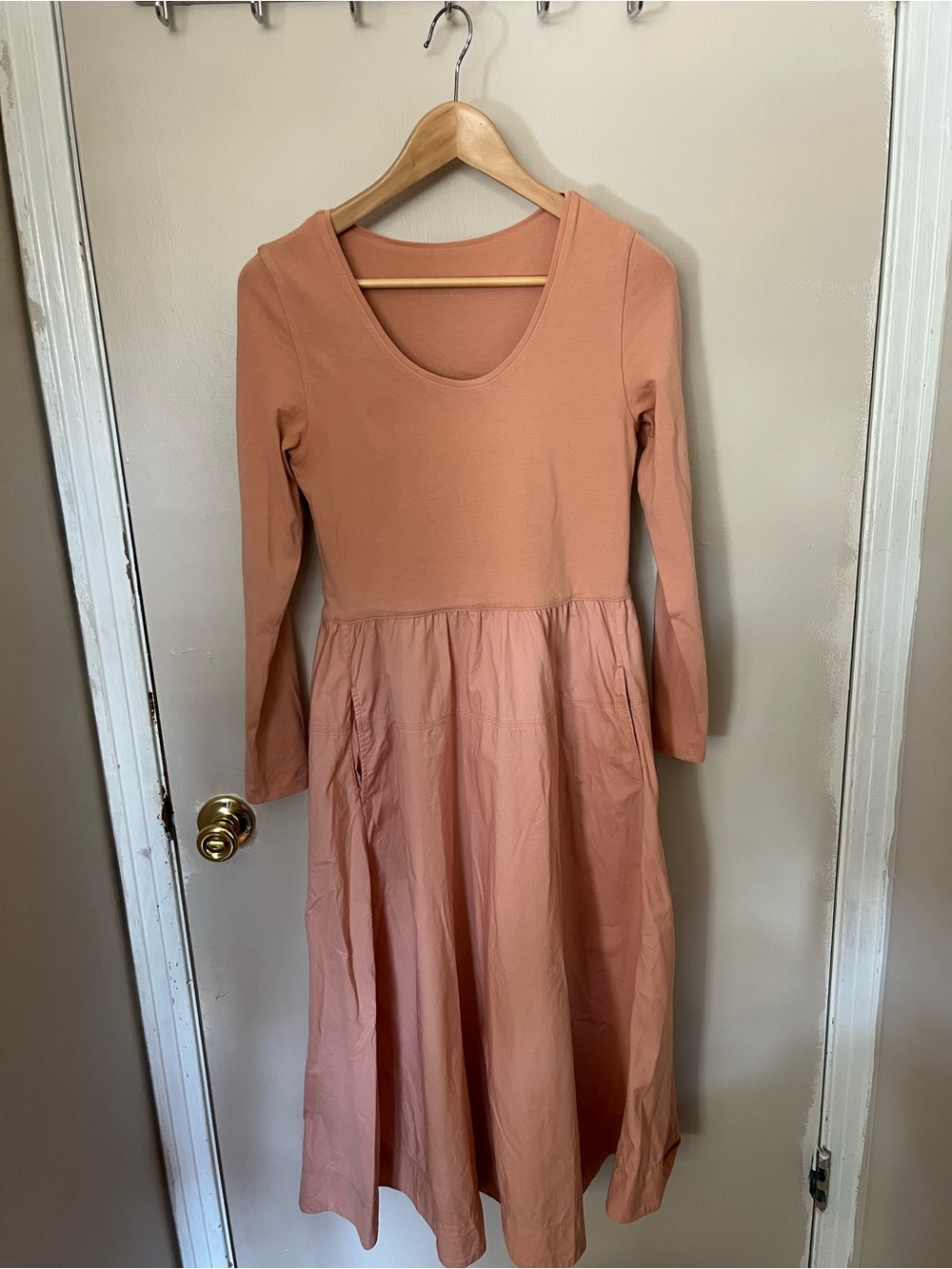 Everlane Riviera Dress Blush Pink-Small